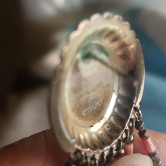 Turquoise,  lapis...earrings - Picture 8 of 8